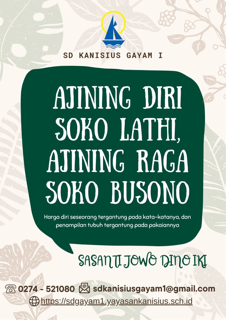 Ajining Diri Soko Lathi, Ajining Raga soko Busono